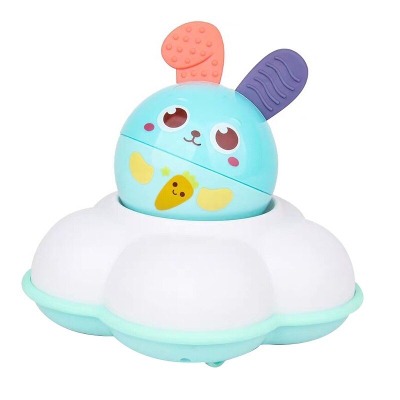 USB Charging Developmental Baby Toy Sound Control Baby Musical Toys Smart Rabbit with Cloud Bottom Crawl Educational Toy 03KD: Blue