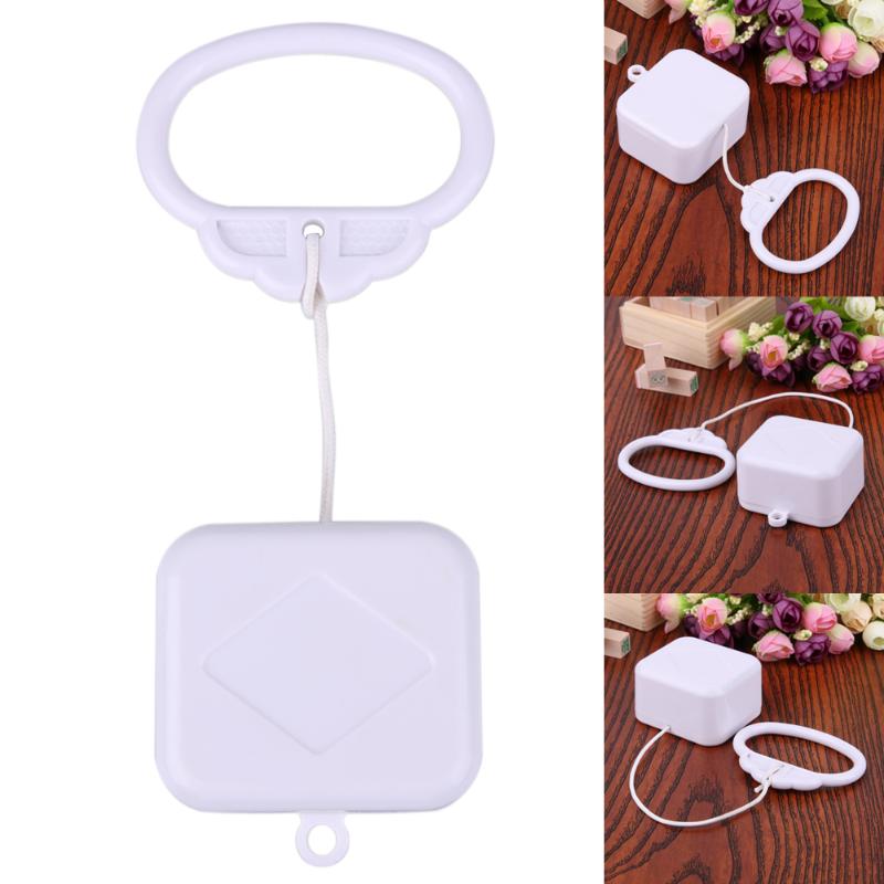 1 Pc Plastic Pull String Clockwork Cord Muziekdoos Trekken Ring Muziekdoos Veilig Abs Baby Kids Bed Bel Rammelaar speelgoed