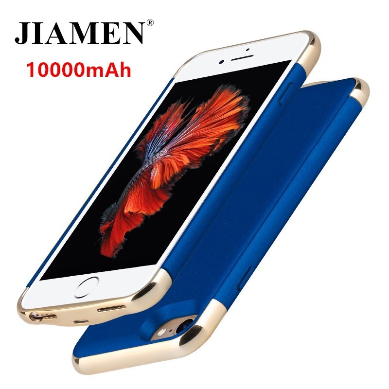 Voor iphone 6 6s 7 8 batterijlader case ultradunne externe back-up lader case voor iphone x  xs 6 6 s 7 8 plus powerbank case