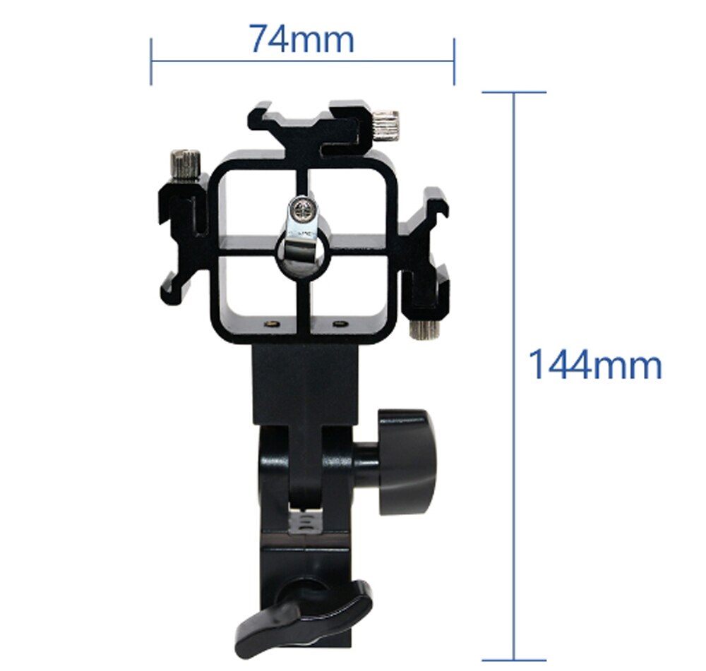 Tri Shoe Mount Flash Bracket/Umbrella Holder for Nikon Canon Pentax Nissin tripod camera