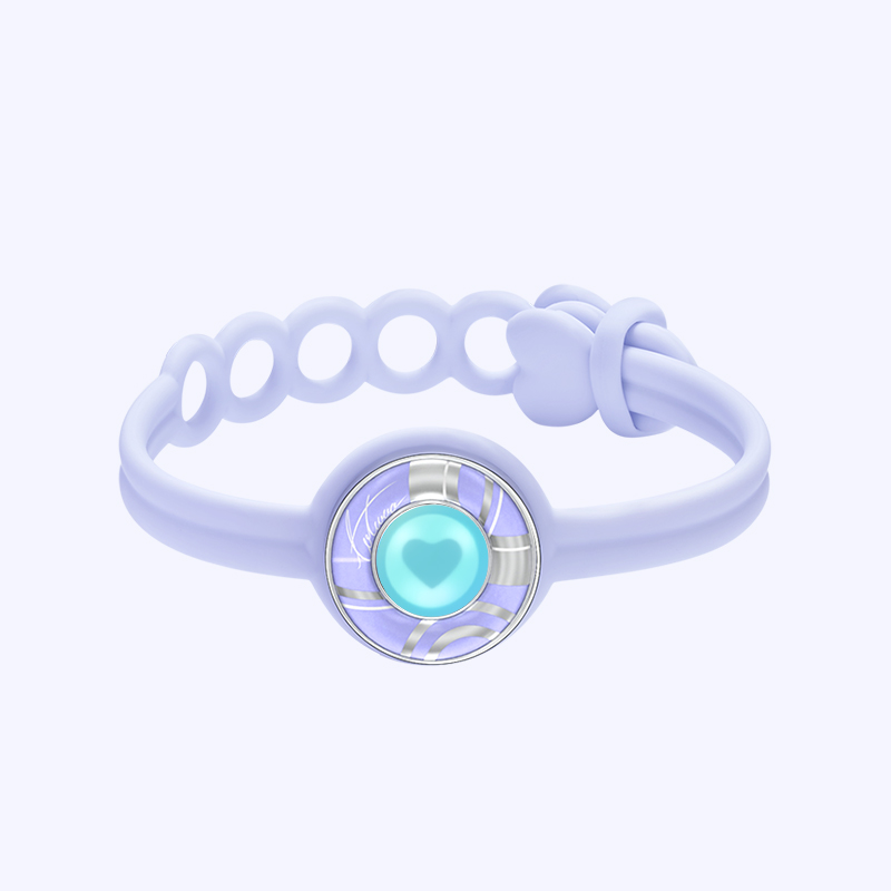totwoo Candy Pulsera individual táctil de larga distancia, pulsera de banda colorida, vibración y luz para pulsera de parejas de amor: Verde Dragonly