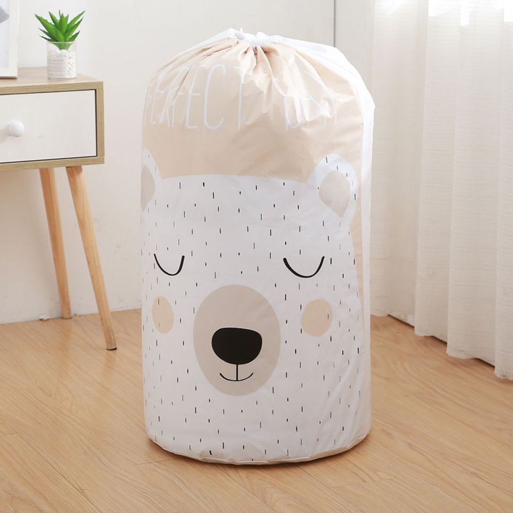 Reusable Foldable Flower Printing Storage Bag Clothes Container Quilt Organizer Bag Storage Pouch Home Closet Organization: B