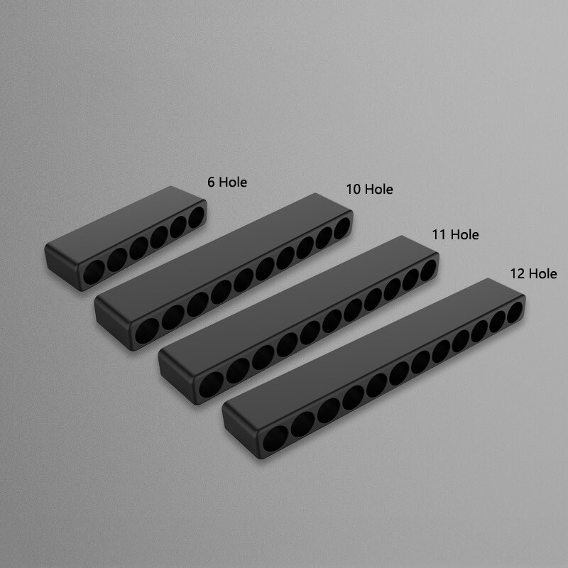 10Pcs Set 6/10/12 Holes Hex Shank Drill Bit Stand Storage Case Screwdriver Holder Plastic Organizer Container Box
