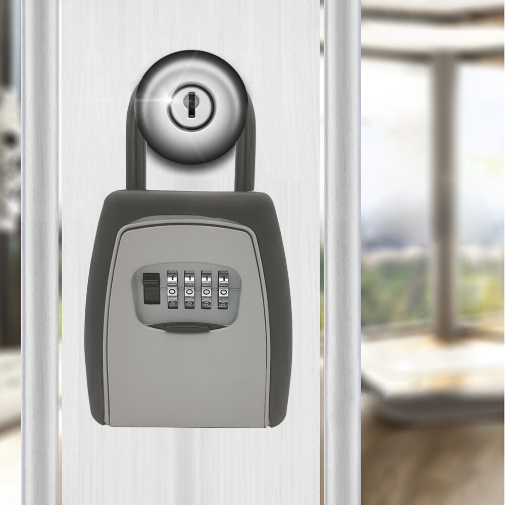 Toetsen Opbergdoos Sleutel Opslag Lock Box Kluis Hangslot Gebruik Sluizen Legering Materiaal Sleutels Haak Security Organisator Dozen