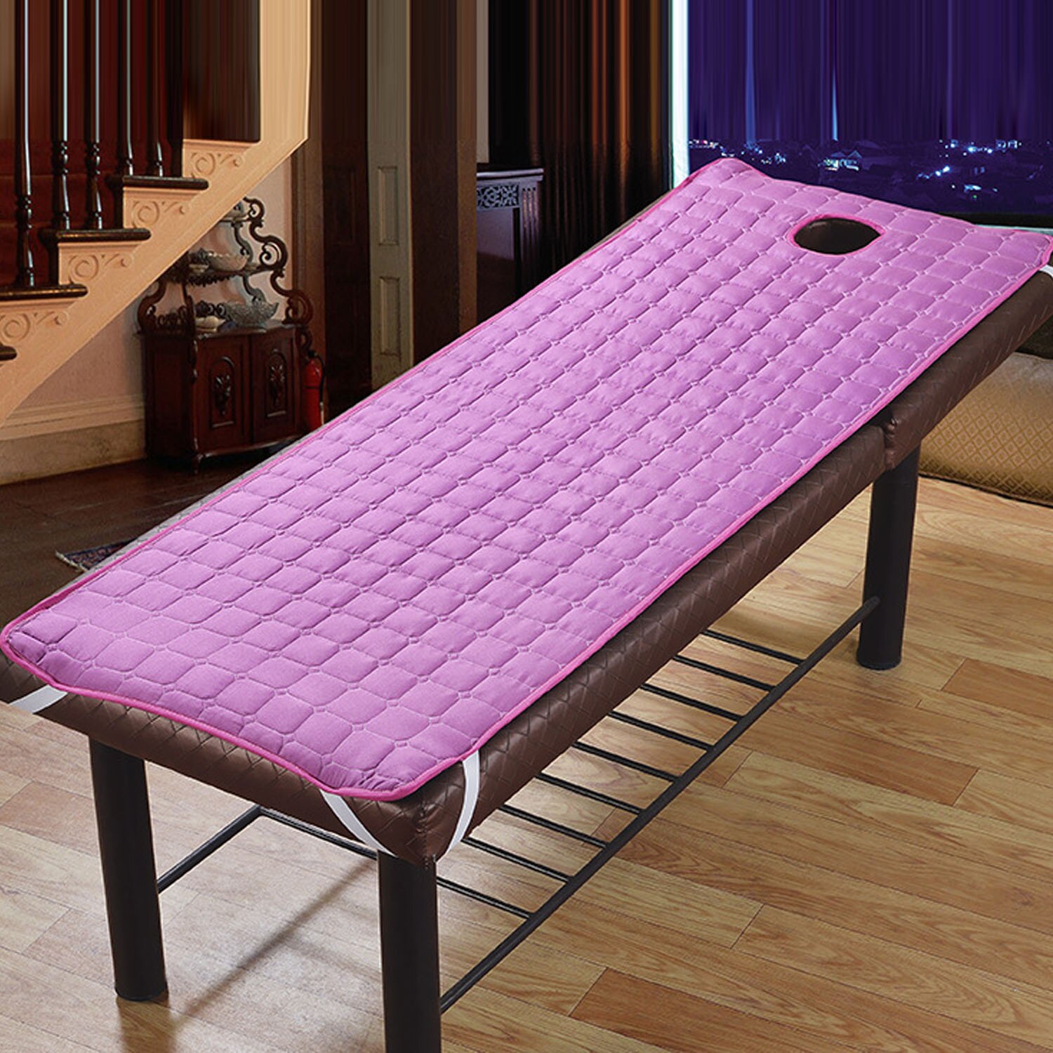 Antislip Schoonheid Cosmetische Salon SPA Massage Bed Tafel Blad Matras Pad met Gezicht Adem Gat 80x190 cm/31.50x74.80 inch