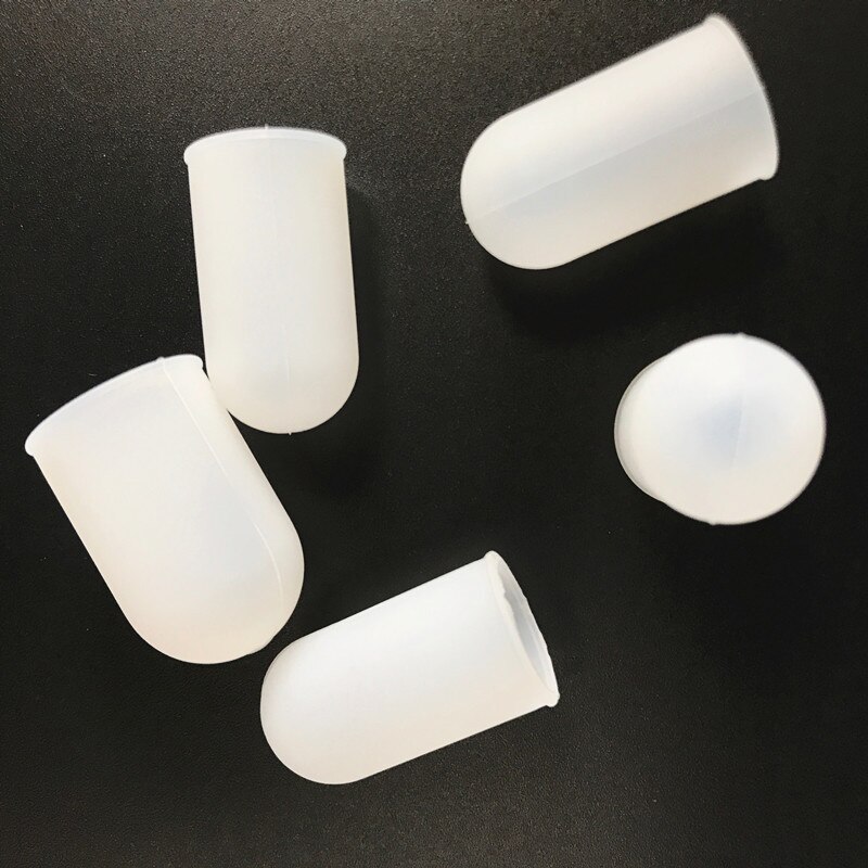 5pcs Silicone Fingers Cover Cap Fingertip Protector Insulation Finger Guard Anti-skid Set Finger Protect Barbecue Kitchen Tool
