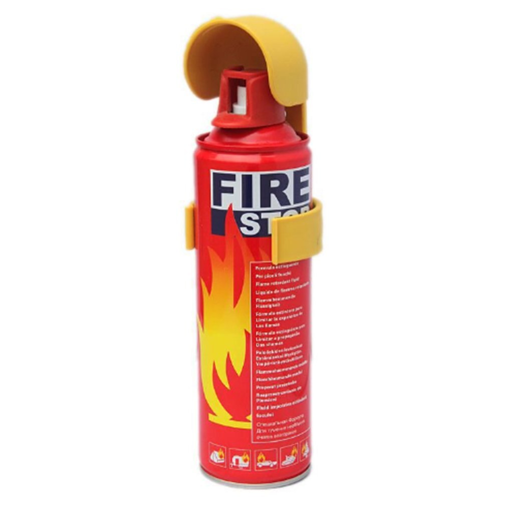 Extintor de incendios Mini portátil de uso doméstico o en coche, extintor de incendios compacto de espuma de agua para laboratorios hoteles: Default Title
