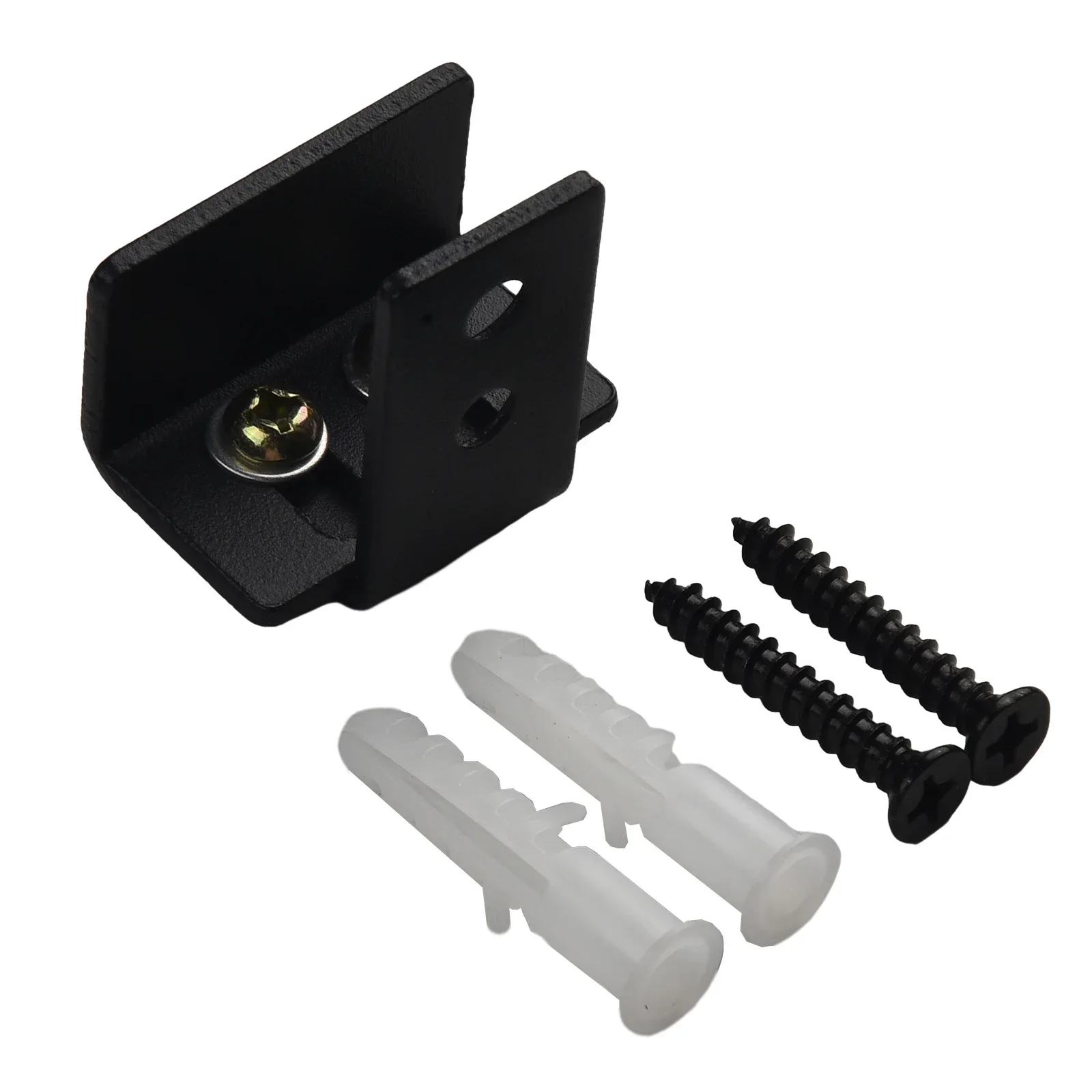 Adjustable Sliding Door Floor Guide Bottom Barn Door Guide Roller Decor Hardware Wall Mount Door Guides Slotted Swing Stop