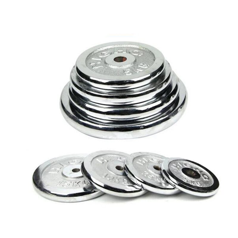 1 Pcs Plating Dumbbells Weightlifting Barbell Pure Iron Fitness Dumbbells Barbell Weightlifting Accessories: 0.5KG