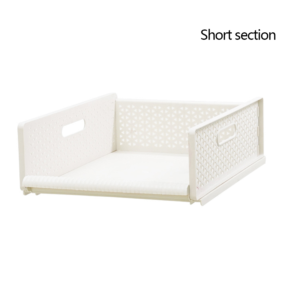 Slide Plastic Storage Drawers Kitchen Drawer Organizer Wardrobe Cabinets Storage Shelf Rack For Clothes Sundries Living Room: 33x44x12cm