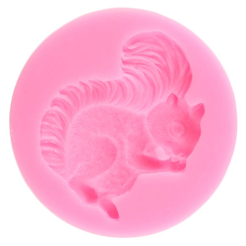Eichhörnchen Eichel Silikon bilden Tiere Fondant Formen Cupcake Backen DIY Kuchen Dekorieren Werkzeuge Süßigkeit Tonne Schokolade Gumpaste Formen