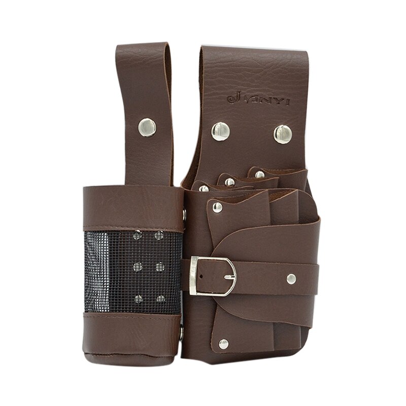 Best Selling Kappers Kapper Schaar Holster Tassen Houder Professionele Haar Schaar Zak Voor Kapper Kapper Haar Schaar Zak: Coffee