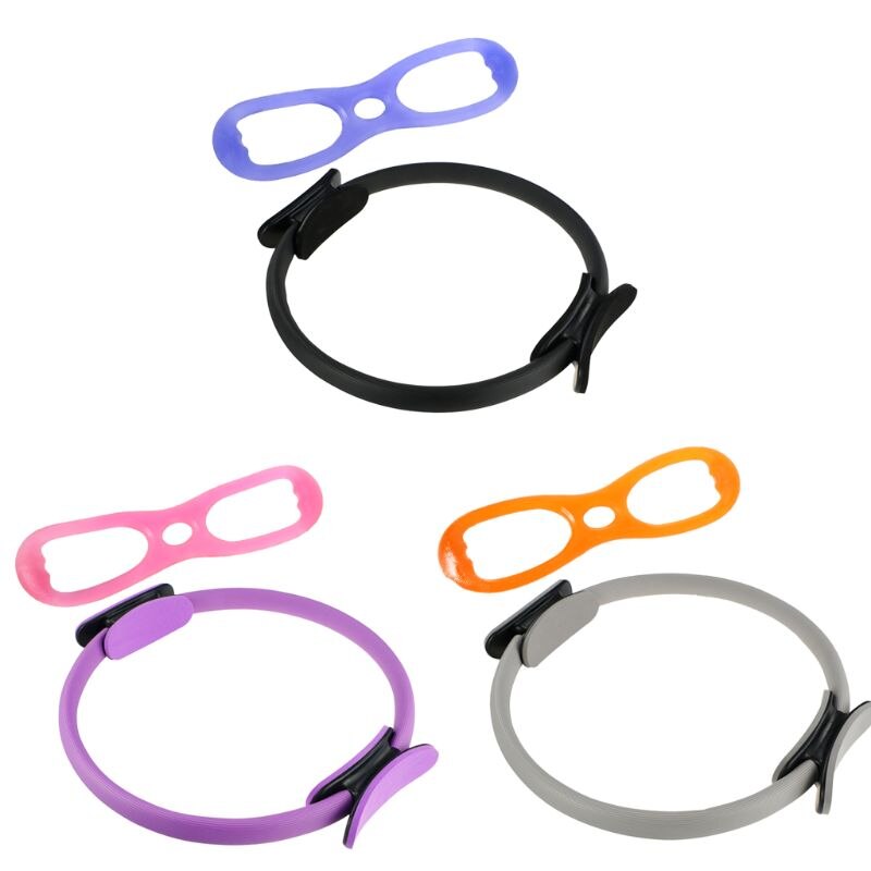 Fitness cirklar yoga pilates ring och träningsband sport träning motstånd cirkel yoga stretch band yoga tillbehör