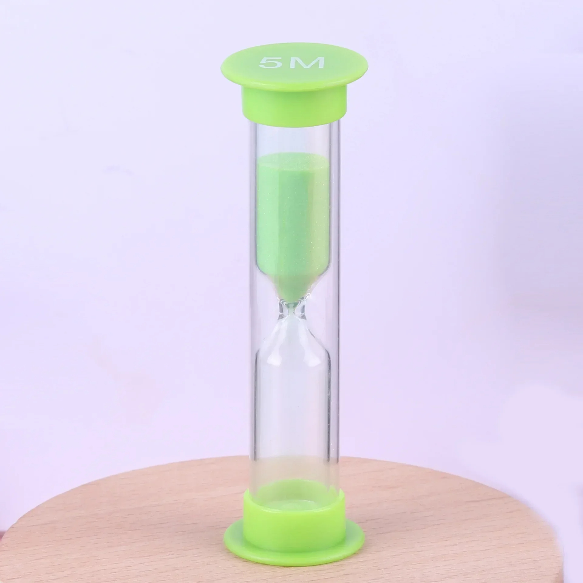 Sandzähler 30 Sekunden/1 Minute/2 Minuten/3 Minuten/5 Minuten/10 Minuten Kunststoff-Sanduhr Kleine Uhr Sanduhr Uhren: Weiß