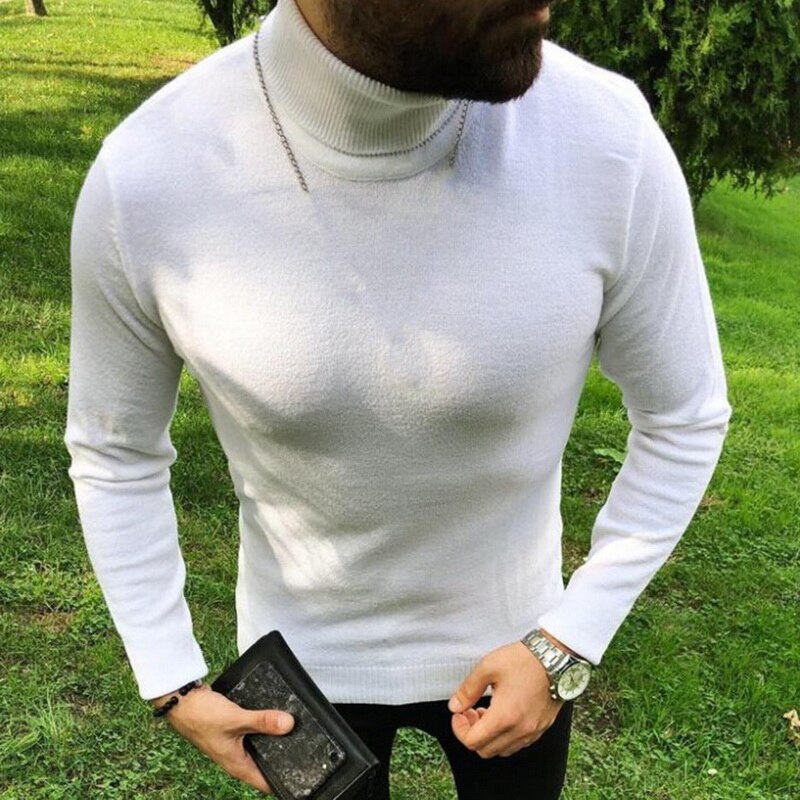 Suéter de cuello alto, suéter de invierno, suéter – Grandado