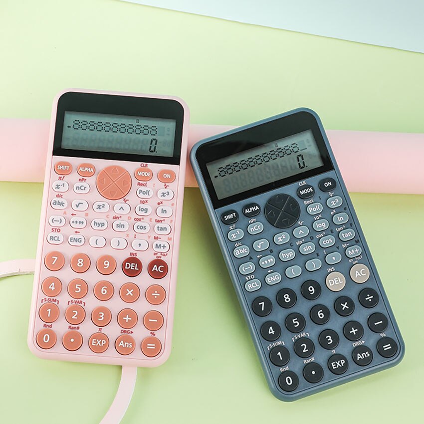 1Pc 240 Functions Electronic Calculator Multifunction 12 Digits Student Function Calculator Large Display Battery Calculators