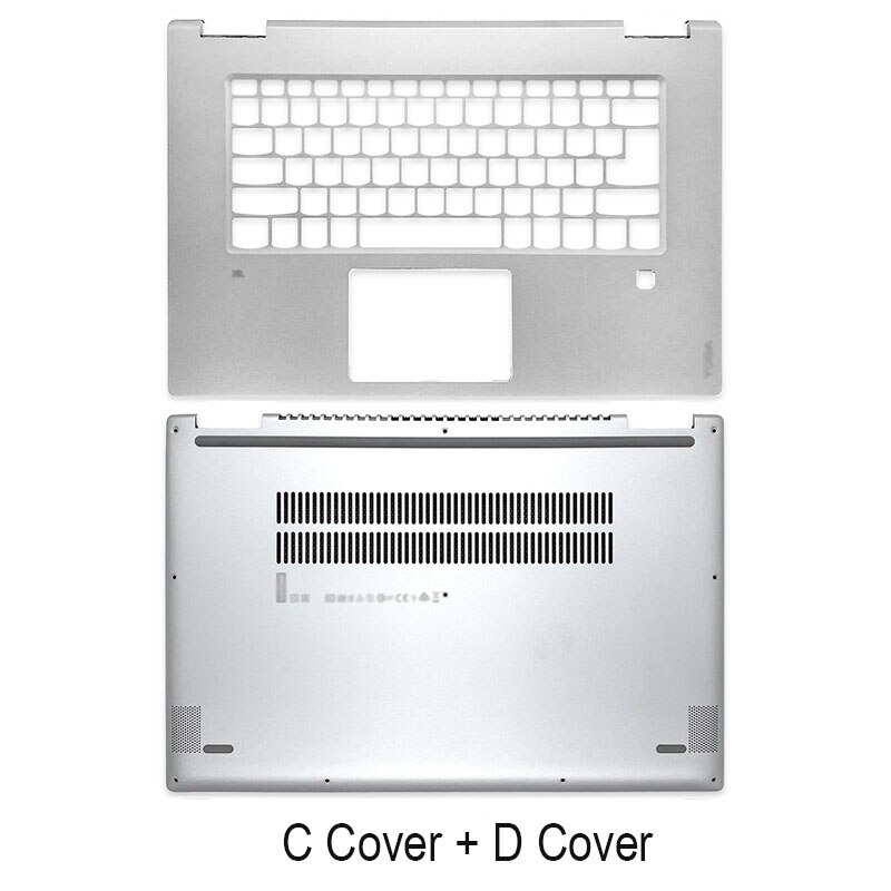 Top Cover For Lenovo Yoga 720-15 720-15IKB Lcd Back Cover Palmrest Bottom Case Hinges A C D Cover Silver
