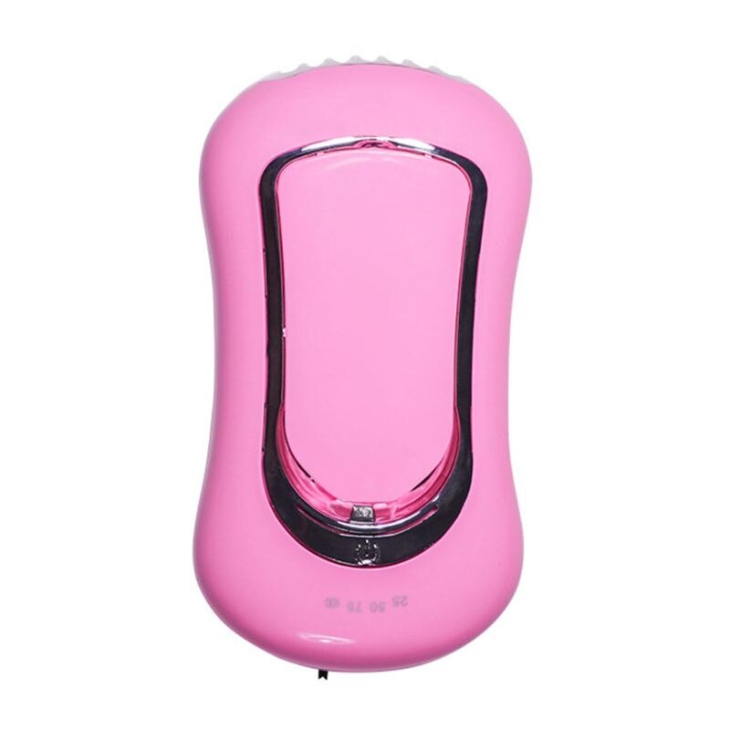 1 set usb mini ventilator wimper mascara droger snel drogende make-upset met opvouwbare spiegel: Roze
