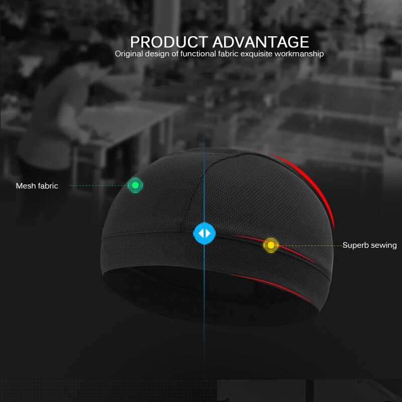 Breathable Cycling Mesh Helmet Under Helmet Lining Cap Mesh Mesh bicycle Helmet Inner Caps Anti-Sweat Hat Thin Cycling Inner Hat
