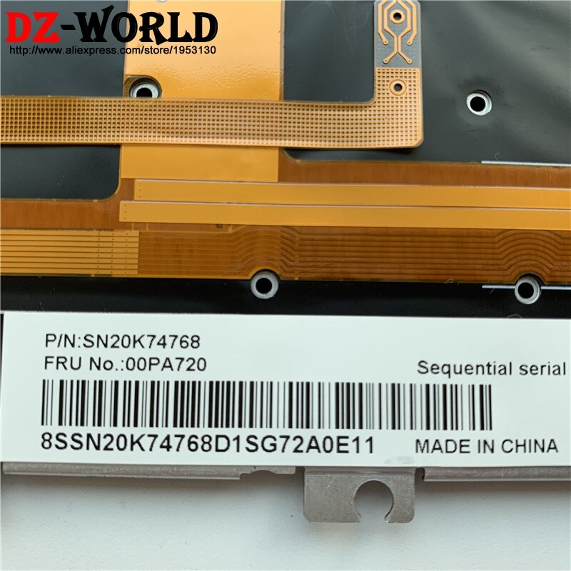 Portuguese Backlit Keyboard for Lenovo Thinkpad X1 Carbon 4th Gen 4 MT: 20FB 20FC Portugal Backlight Teclado SN20K74768 00PA720