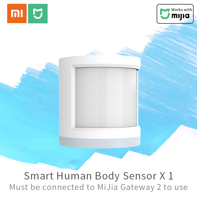 Xiaomi Aqara Human Body Sensor Mijia Smart Home Body Movement Motion Sensor Zigbee Connection work with Apple Homekit/ Mijia App