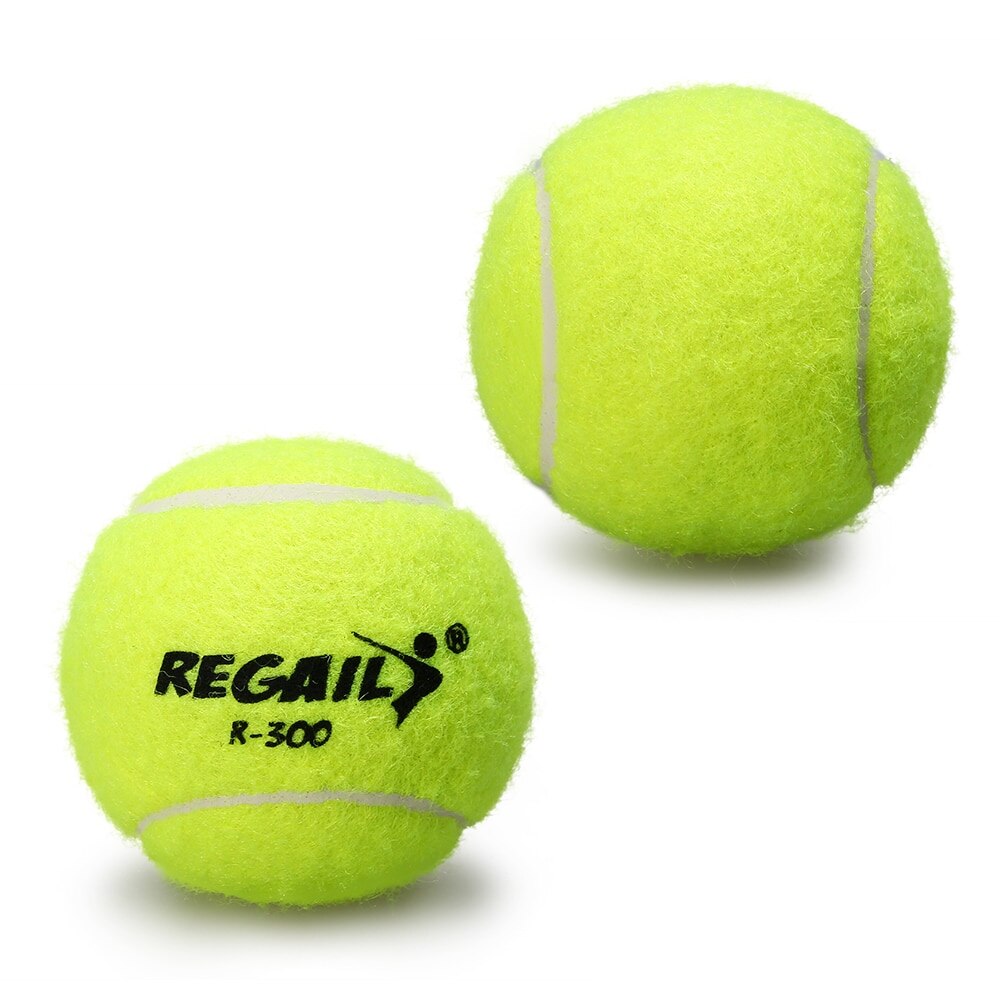 Pakke  of 12 trykløse tennisbolde med meshpose gummi hoppe træning praksis tennis bolde kæledyr legetøj