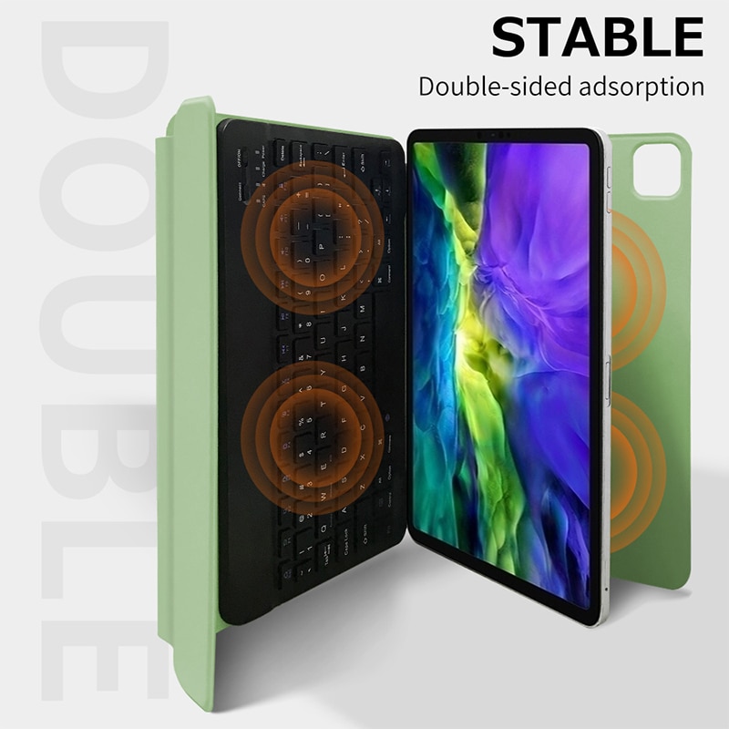 Magic Case with Keyboard For iPad Pro 11 For iPad Pro 11 inch Bluetooth Wireless Keyboard Magnetic iPad 12.9 Cover