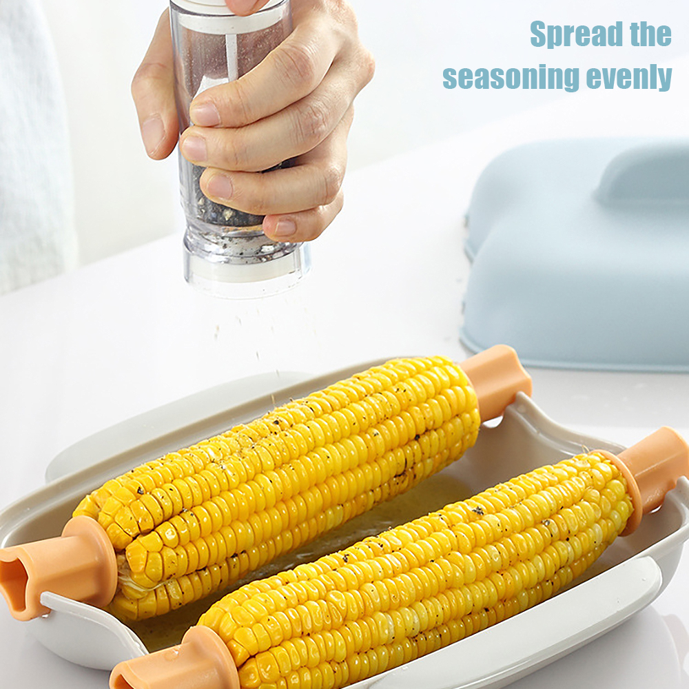 Kitchen Corn Box Microwave Steamed Corn Box Steamed Egg Steamer Cookware Storage Box Kitchen Tools