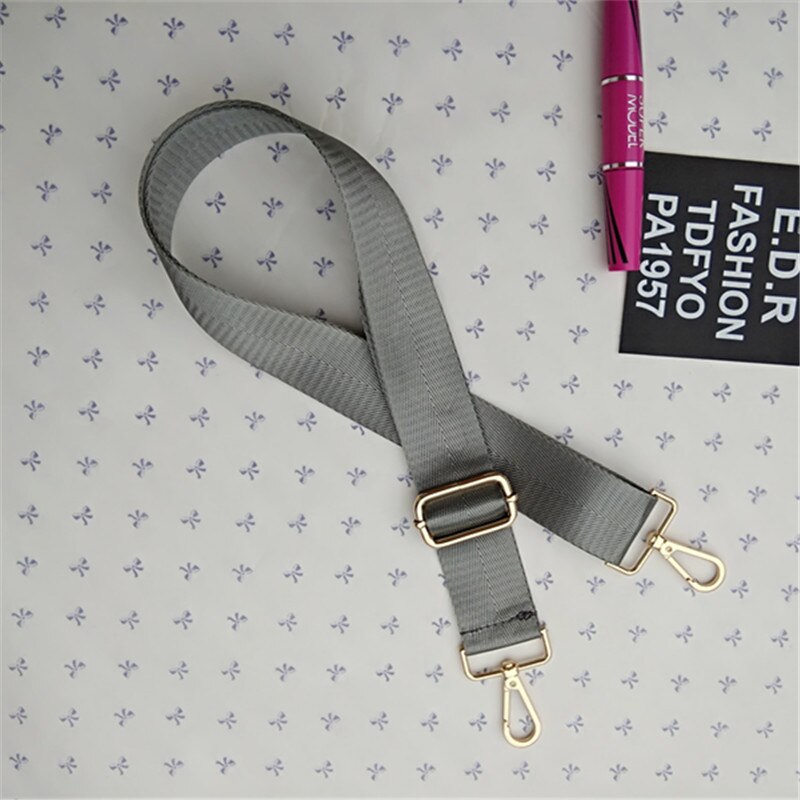 Nylon Shoulder Strap Bag for Mens Computer Handbag Briefcase Crossbody Belt Bag Accessories Adjustable Bag Strap Handles W228: D-gold