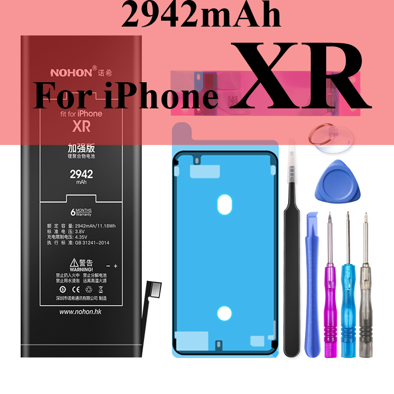 Nohon Batterie Für Apple iPhone 6S 6 5s 7 8 X Xr Xs Max 4 4s Echt kapazität Batterien + Werkzeuge Für iPhone 6S 6 5s 7 8 X Xr XsMax 4 4s