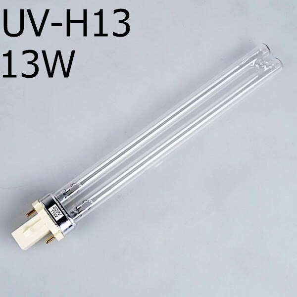 Tube à lumière de remplacement de stérilisateur UVC, SUNSUN, Grech JEBO HW, JUP, CUV, CPF, série de tasses, lampe germicide pour aquarium d'origine: 13w G23