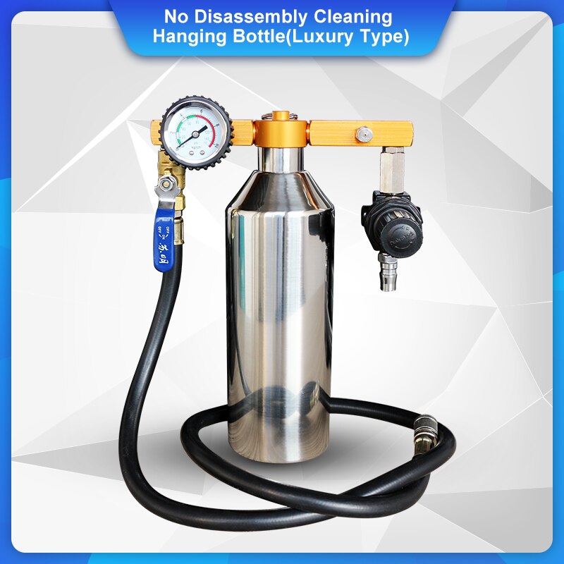 Auto Non-Dismantle Fuel Injector Cleaning Machine Universal Gasoline For Petrol EFI Throttle Car Cleaner