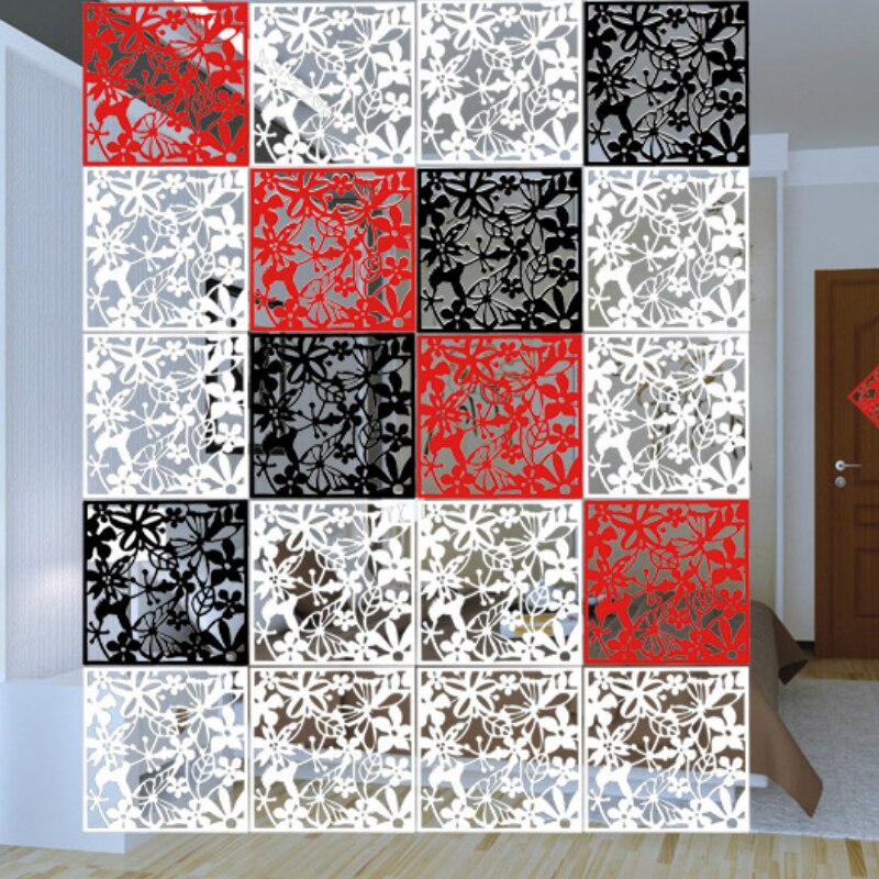 20 sztuk wiszący parawan kreatywny TV ustawienie ściany papier artystyczny skaleczenie salon ganek partycji składany ekran parawan partycji