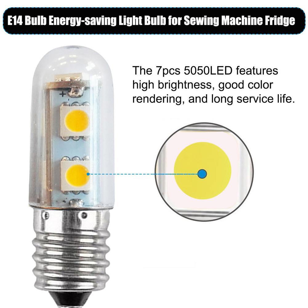 E14 Led Gloeilamp 1.5W SMD5050-Spaarlamp Warm Wit Koud Wit Voor Afzuigkap Koelkast naaimachine