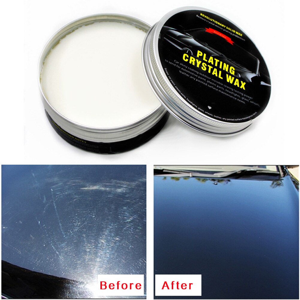 210g Scratch Repair And Maintenance Wax Repair Car Paint Gloss Carnauba Wax Universal Car Wax Plating Crystal Wax: Default Title