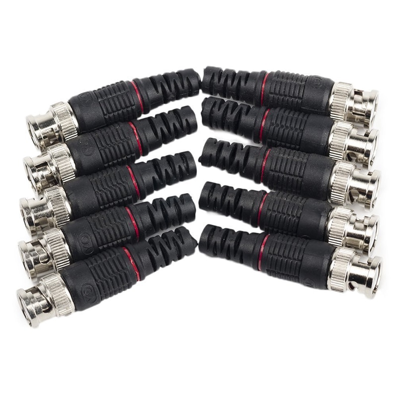10 Pcs JR-B35 Cctv Bnc Adapter, 50 Ohm 75 Ohm Bnc Connector