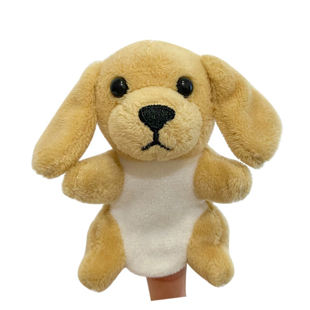 Burattini da dito in tessuto a forma di animali da fattoria per giochi di ruolo e racconti, burattini da mano a forma di animali, burattini cartoni animati Kawaii per spettacoli didattici: Viola