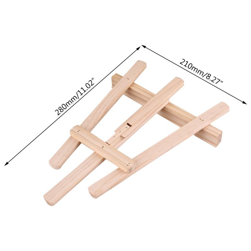Houten Tafel Schildersezel Tabletten Stand Schildersezel Schilderen Craft Houten Stand Voor Party Decoratie Art Supplies