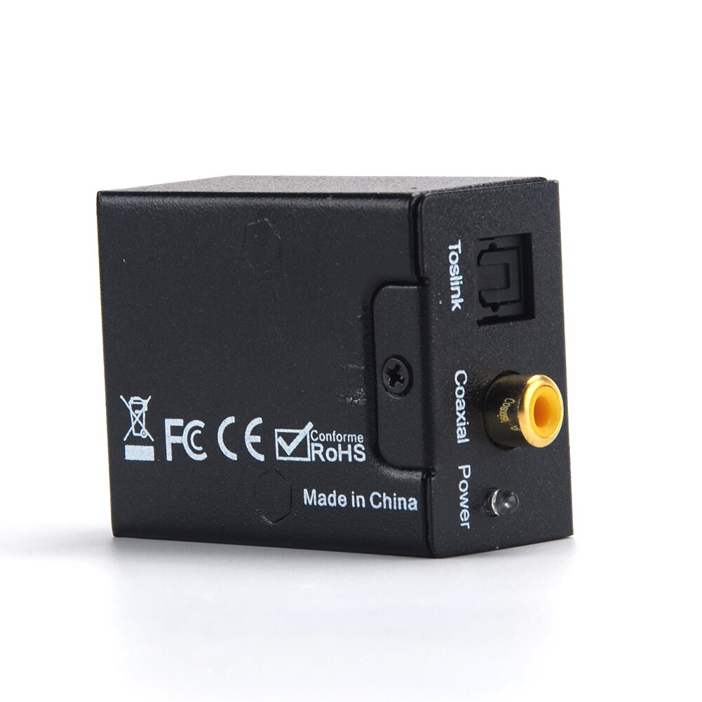 5VDC 1A 0.5W Digitaal Naar Analoog Audio Converter Coax Coax Optische Toslink L/R Adapter Standaard Jacks Audio switching