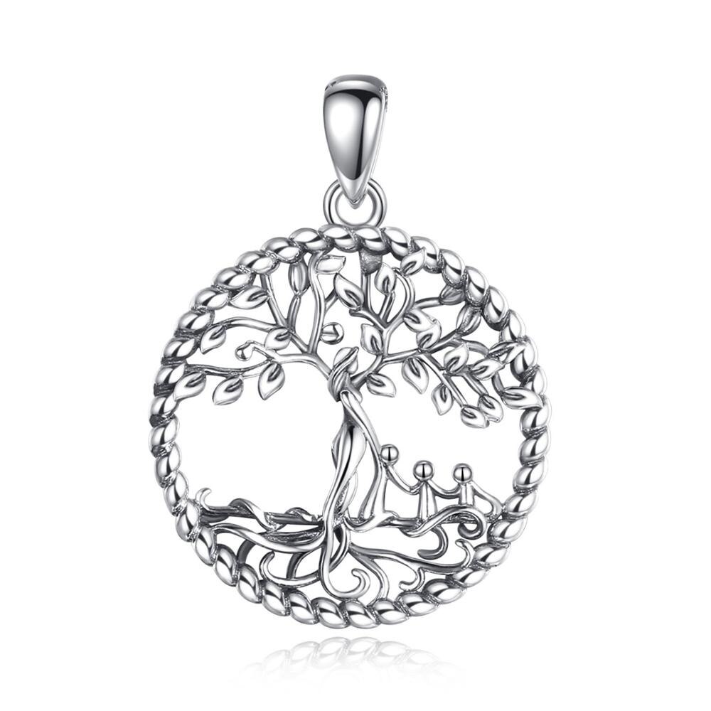 EUDORA – pendentif arbre de vie en argent Sterling, collier avec arbre généalogique, bijoux fins pour femmes, de fête D475: only pendant