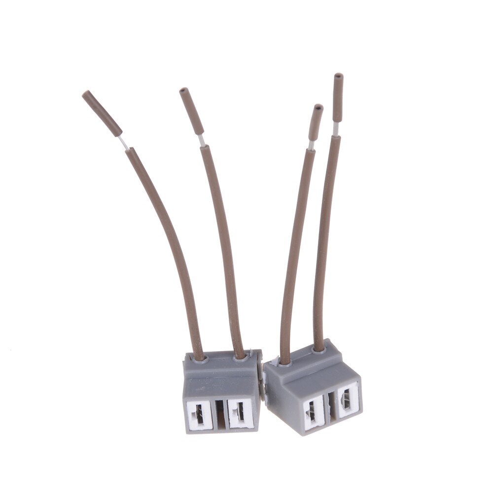 2pcs socket Adapter Wiring Harness Sockets Car Auto Wire Connector Cable Plug For h7 HID LED Headlight Fog Lights Lamp Bulb