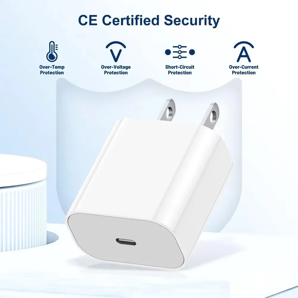 20w pd-oplader snellader voor iphone 16 15 14 13 12 pro max plus mini x xr xs ipad usb type-c snellader accessoires