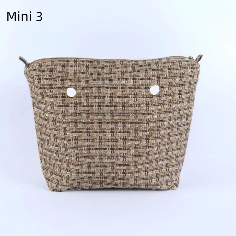 Tanqu Classic Mini Linnen Canvas Organizer Stof Binnenvoering Inzetstuk Voor Obag Mini O Tas Dames Handtas Accessoire: Oranje