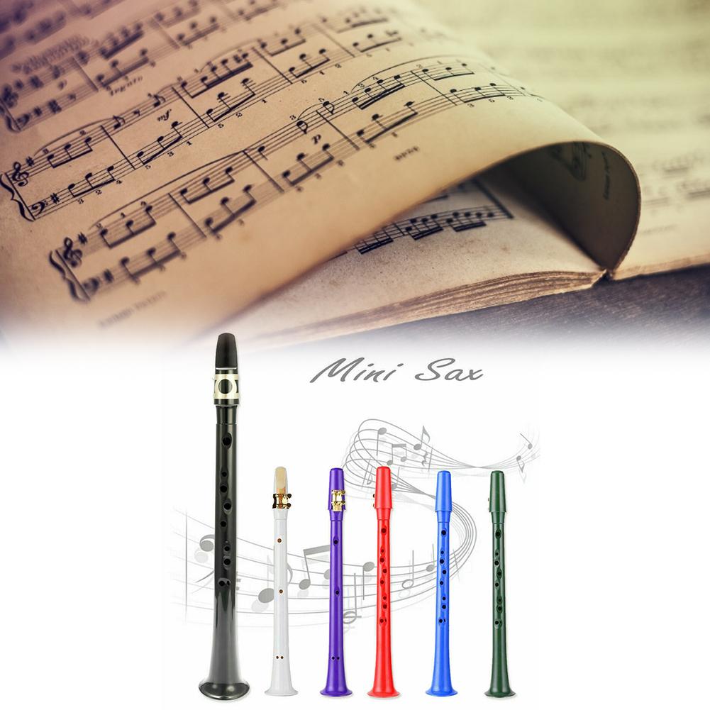 Mini Portable Saxophone Black Pocket Sax Little Saxophone With Carry Bag Woodwind Instrument Musical Instruments