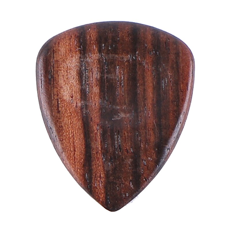 Træ akustisk guitar pick plectrum hjerte form pluk til bas dele 448d