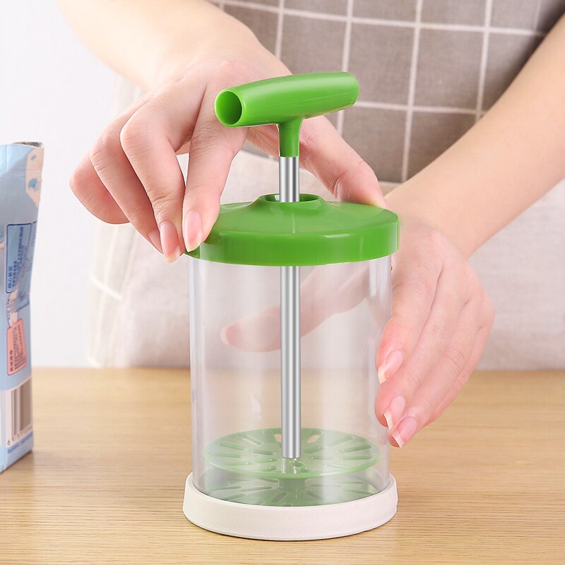 Handmatige Melkopschuimer Schuim Maker Koffie Melk Double Mesh Melk Creamer Foamer keuken accessoires gadget