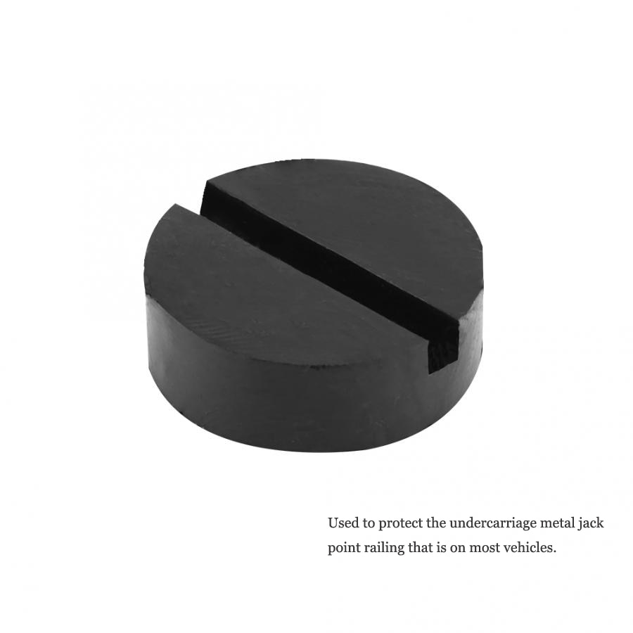 Car lift jack stand rubber pads jack Pad Disc Hydraulic Jack Black Disk Jack Stand Black Rubber Slotted Floor pad head skid incr