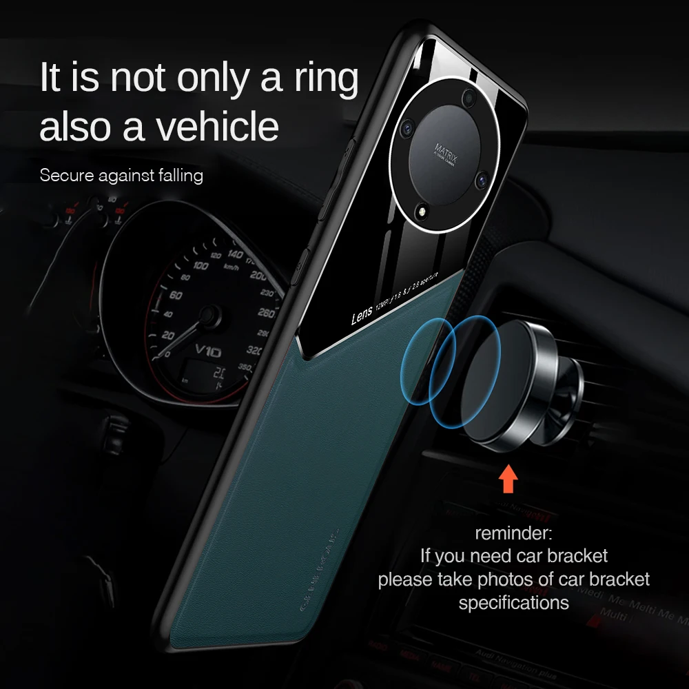 Støtsikkert deksel til honor magi 6 lite magi 5 pro  x9b x8b x9a x8a honor 90 70 lite beskyttelsesdeksel magnetisk holderdeksel