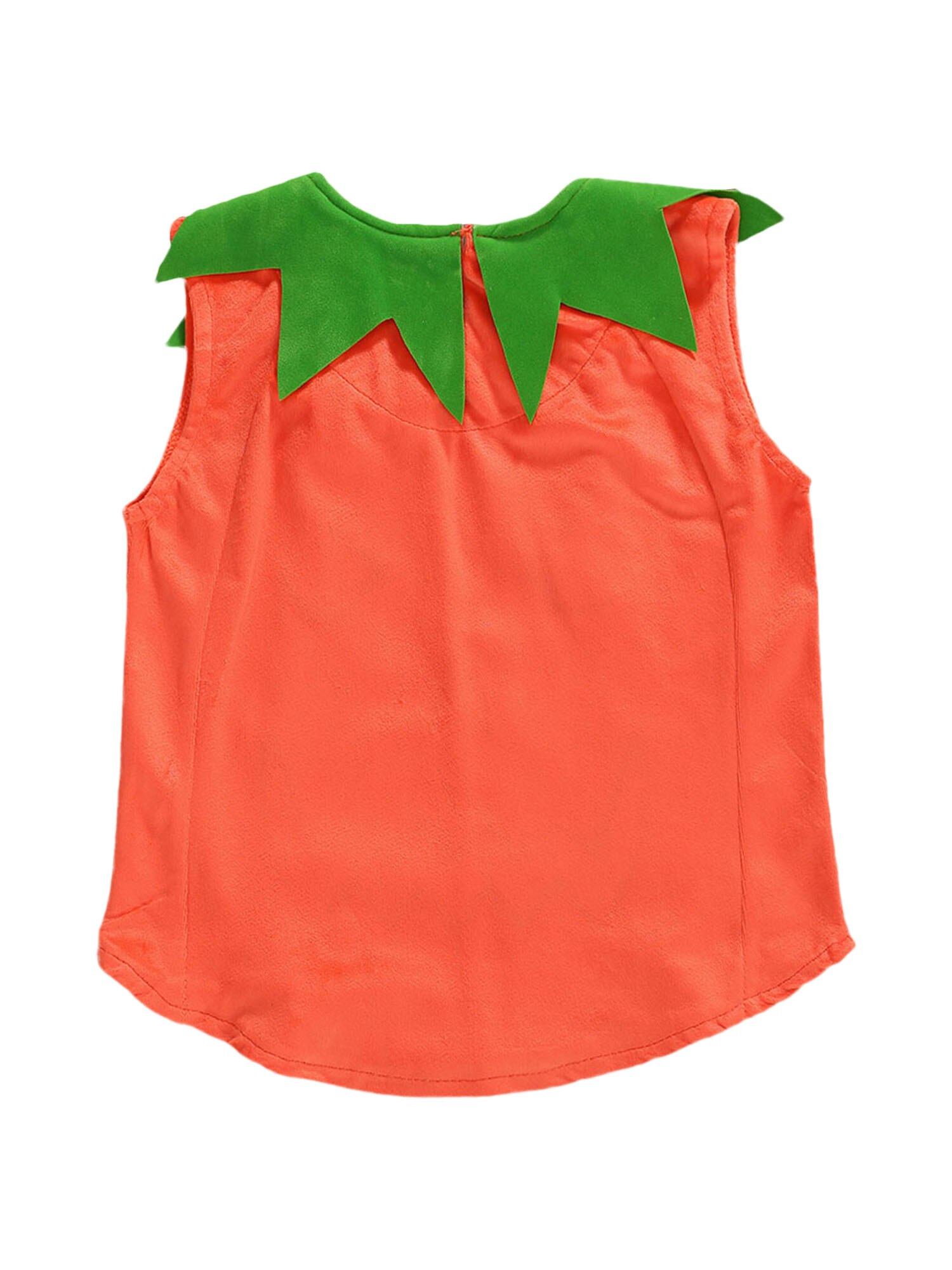 Baby Halloween Clothes Babies Pumpkin Vest Sleeveless O Neck Pullover Children Loose Top Clothing