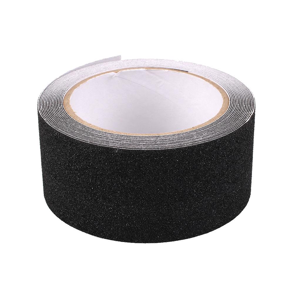 Zwart geel pvc vloer badkamer zwembad antislip mat waarschuwingstape: Zwart
